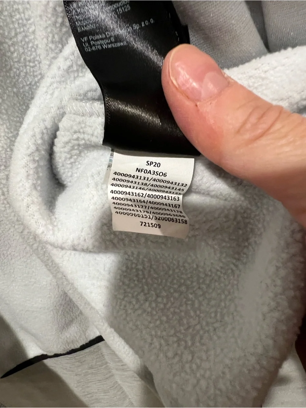 The North Face Light Gray Full-Zip Shirt Jacket. Men's Large.